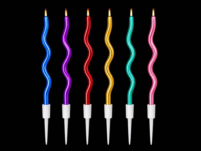 6 Pcs Premium Candle Set — cake delivery in Ranchi