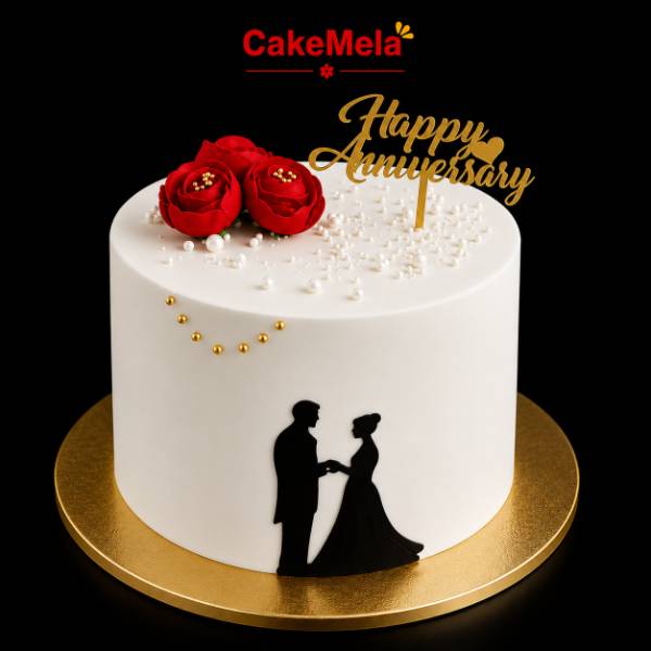 Classic Love Anniversary Cake | 2 Pound ❤️ — cake delivery in Ranchi