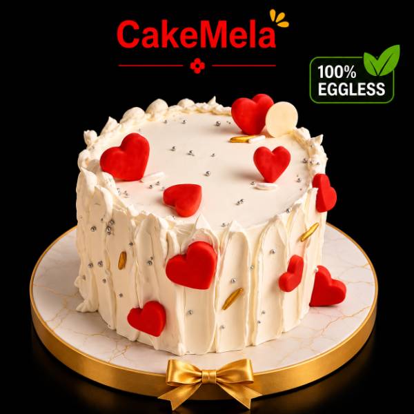 2 Pound Red Heart Cake ❤️ — cake delivery in Ranchi