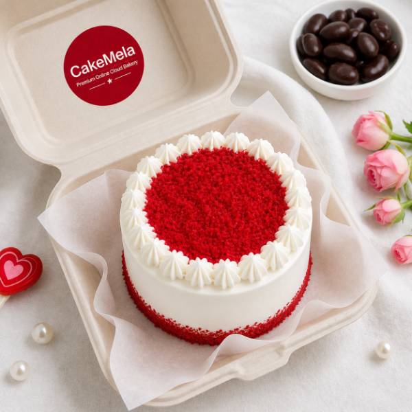 Red Velvet Bento Cake — cake delivery in Ranchi