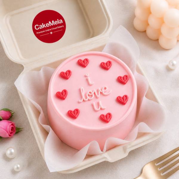 Strawberry Love Bento Cake — cake delivery in Ranchi