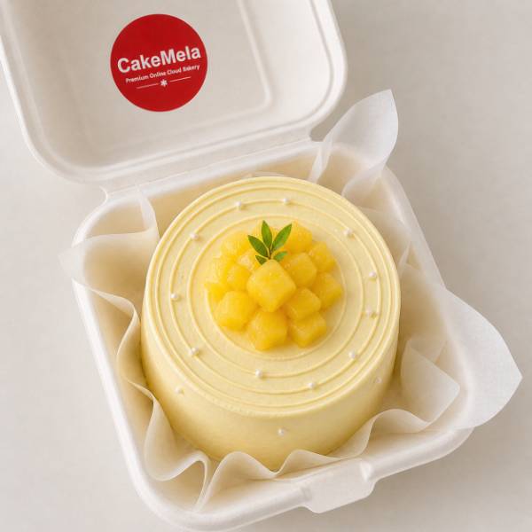 Pineapple Delight Bento Cake — cake delivery in Ranchi