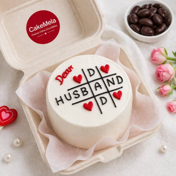 Dear Husband Vanilla Bento Cake — cake delivery in Ranchi