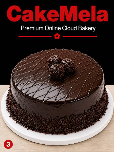 Premium Dark Chocolate Cake — cake delivery in Ranchi