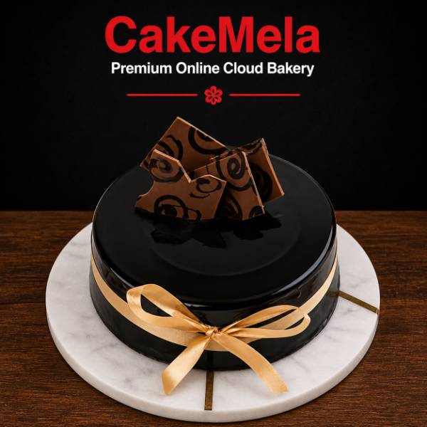 Royal Chocolate Mirror Cake — cake delivery in Ranchi