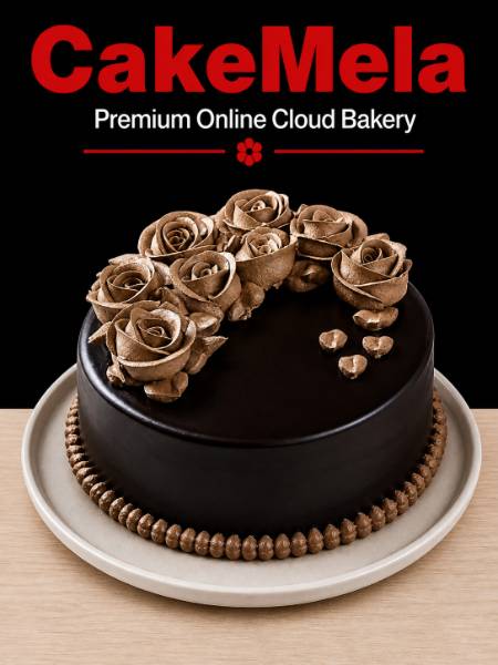 Chocolate Rose Cake — cake delivery in Ranchi