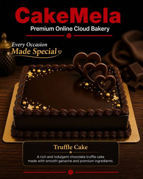 4 Pound Chocolate Truffle Cake 🍫 — cake delivery in Ranchi