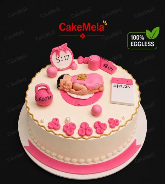 Baby Welcome Theme Cake 2 Poond — cake delivery in Ranchi