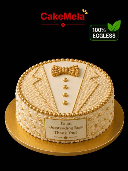Boss Theme Cake — cake delivery in Ranchi