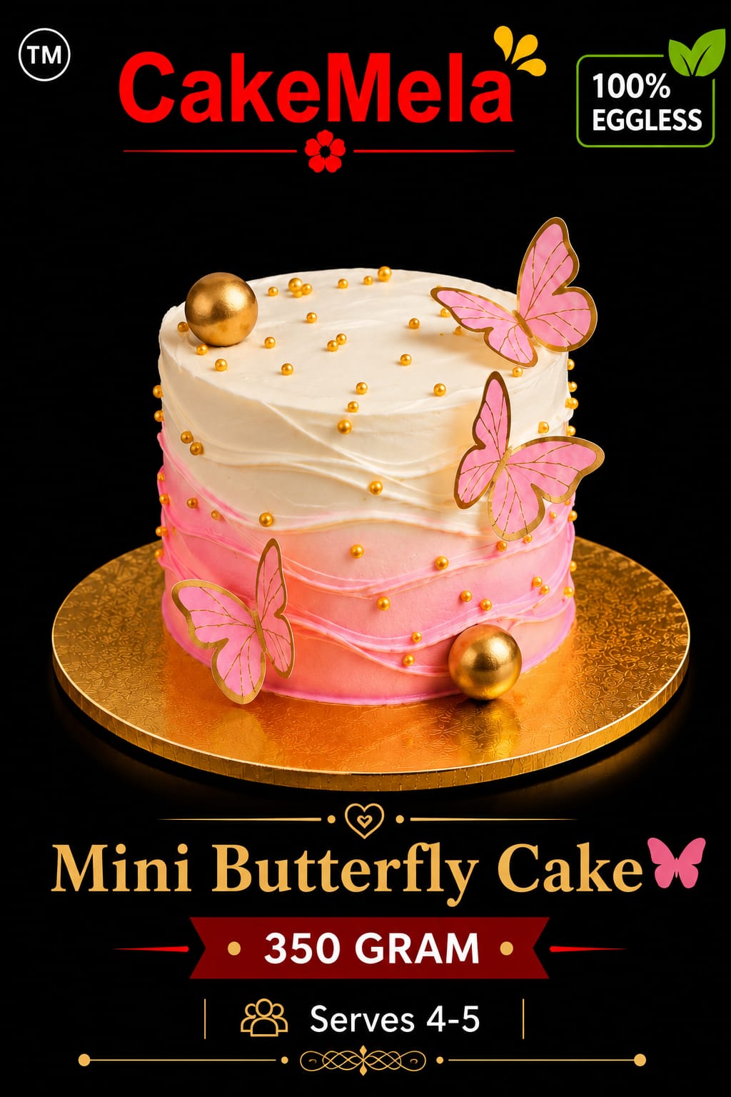 Mini Butterfly Cake — cake delivery in Ranchi