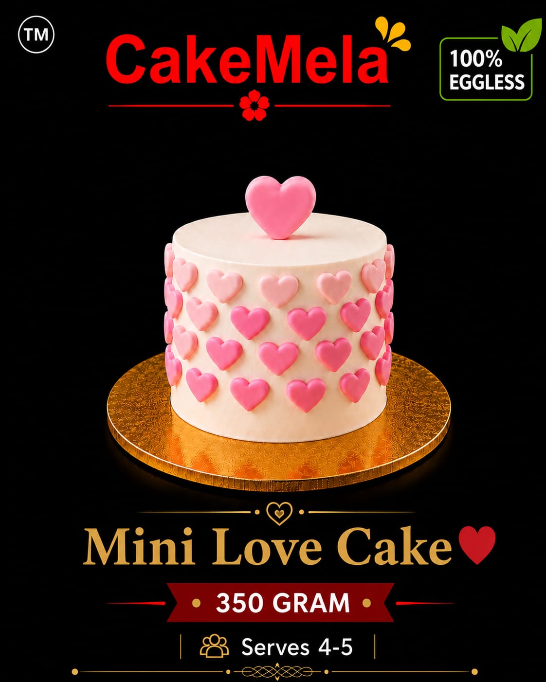 Mini Love Cake — cake delivery in Ranchi